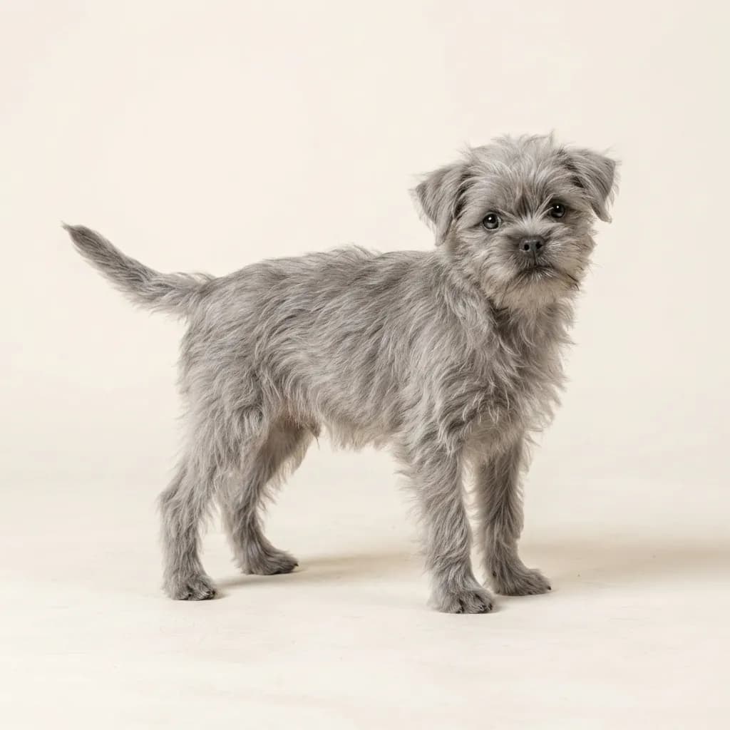 Affenpinscher in Silber — Fellfarbe und Aussehen