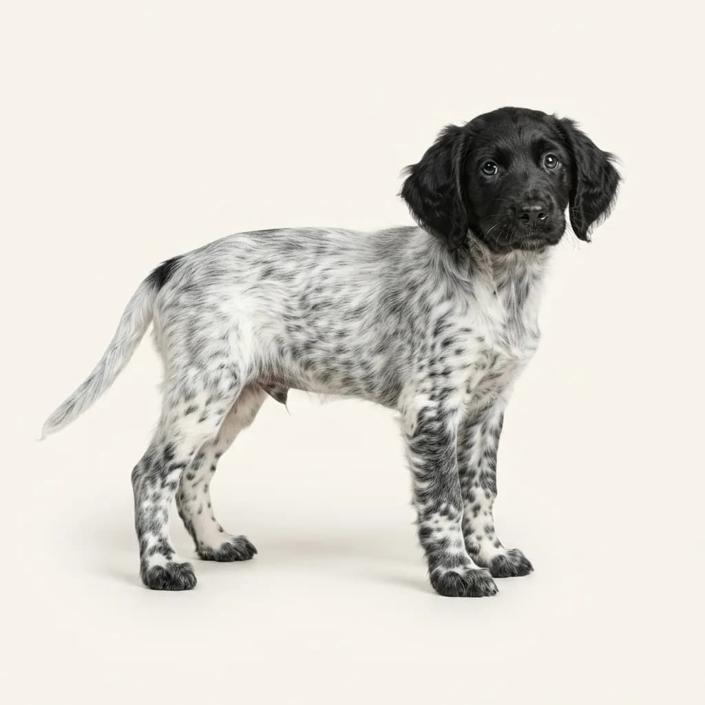 Roan Large Munsterlander — coat colour and appearance