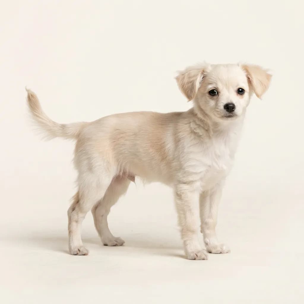 Cream Russian Toy — coat colour and appearance