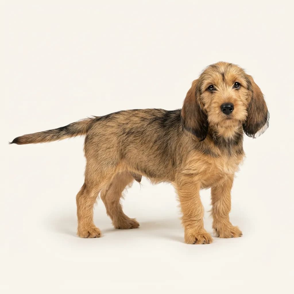 Sable Grand Basset Griffon Vendéen — coat colour and appearance