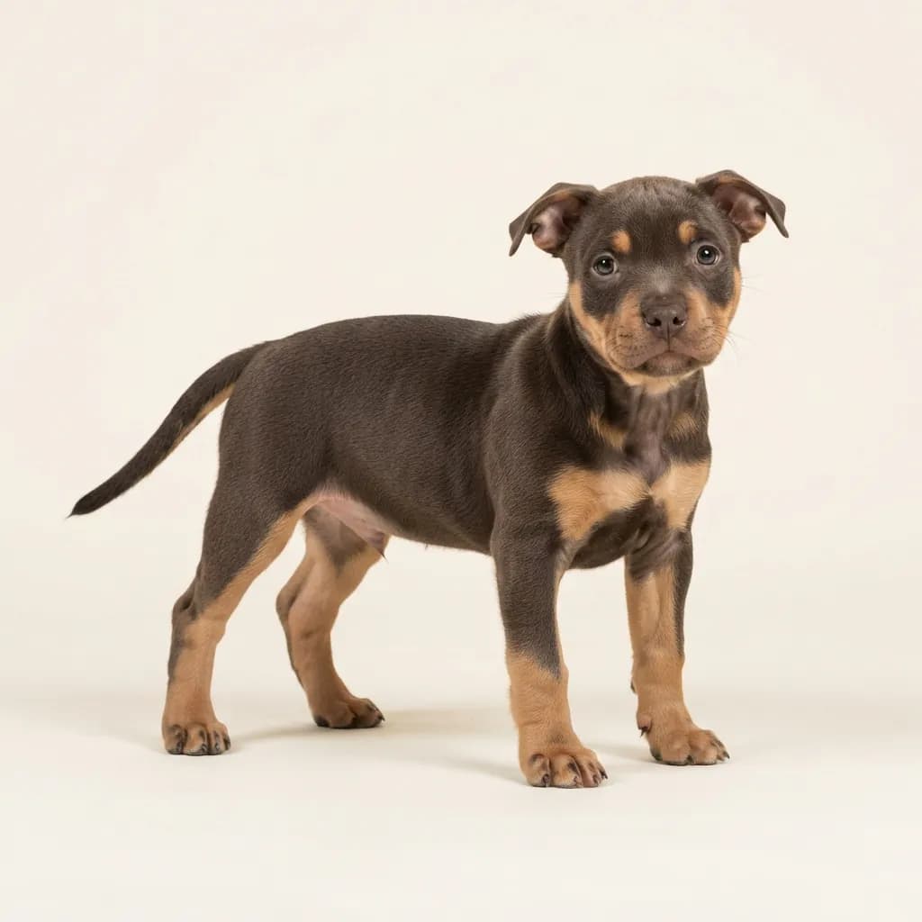 Staffordshire Bull Terrier in Zweifarbig — Fellfarbe und Aussehen