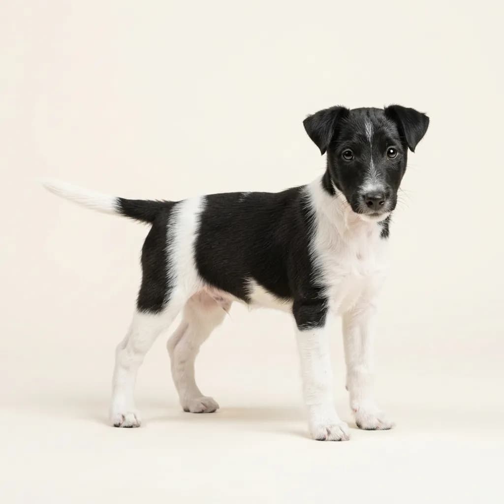 Black and white Smooth Fox Terrier — coat colour and appearance