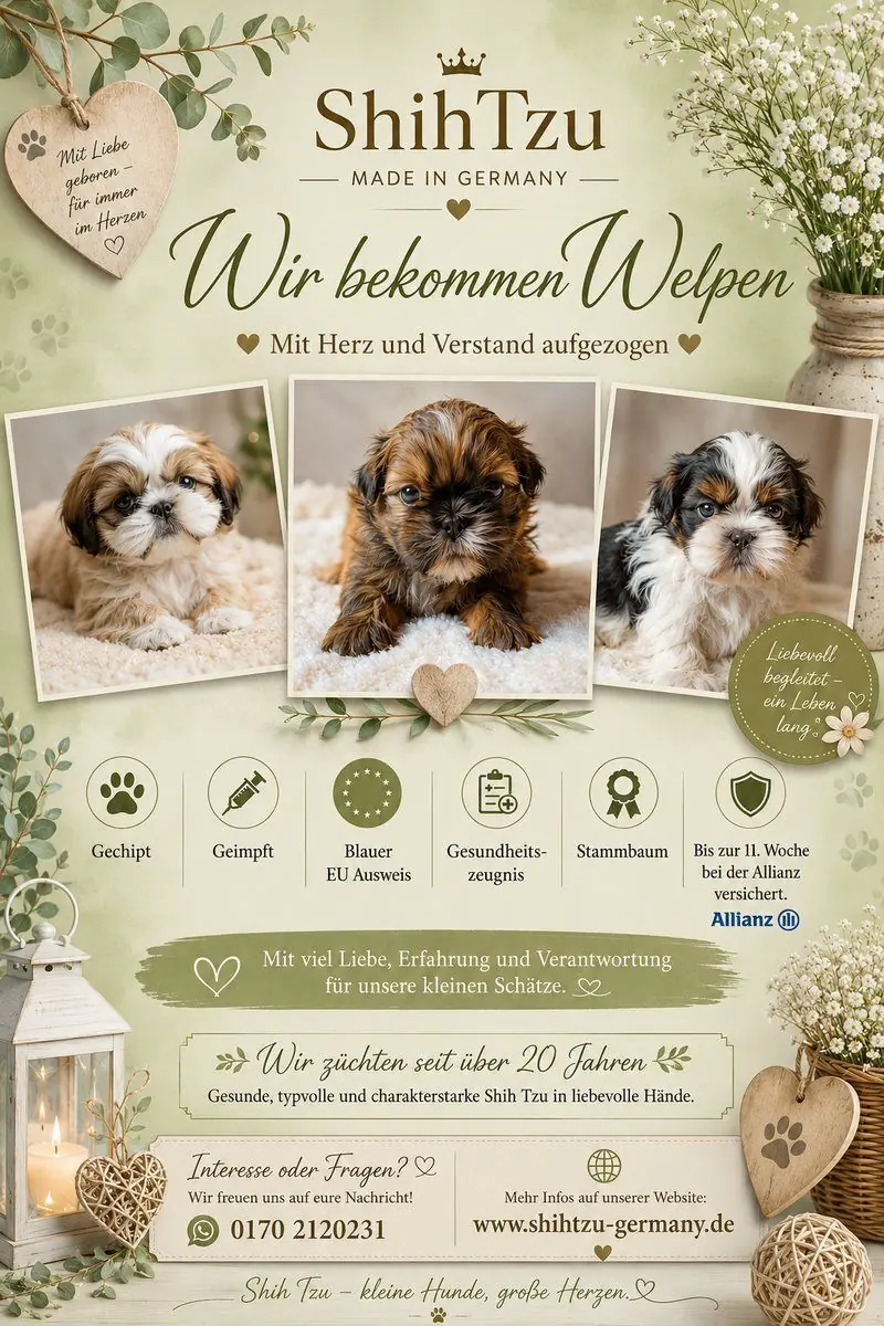 Welpe – Shih Tzu hvalp – Billede 2
