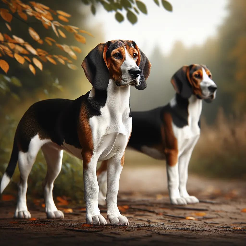Français tricolore (Französischer Dreifarbiger Laufhund)