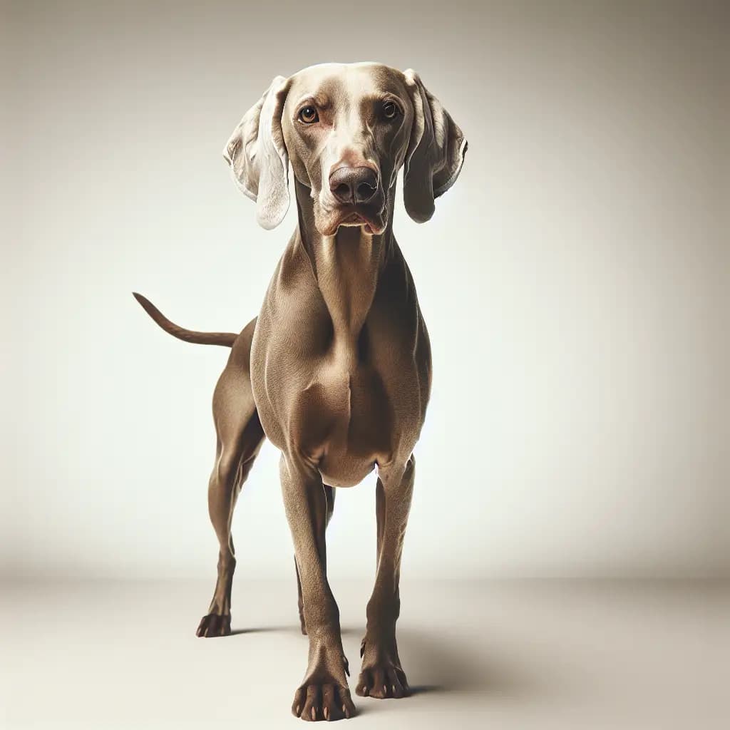 Weimaraner (langhaar)